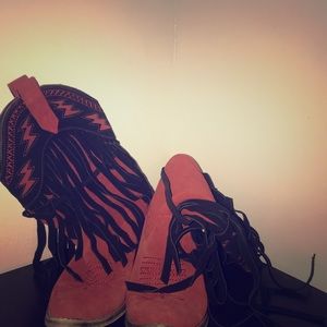 Swayed cowboy boots - size 8